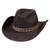 MIX BROWN Mens Cowboy Hat with Wide Brim 100% Australian Wool Felt Hats for Women Western Outback Hat Panama Rancher Hat