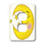 3dRose lsp_41875_6" Cute Moon Sleep 2 Plug Outlet Cover