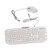 UKCOCO 1 Set Keyboard Mouse Ergonomic Keyboard USB Wired Keyboard Wired Backlit Keyboard Wired Gaming Keyboard RGB Keyboard USB Gaming Keyboard Plastic Laptop White Mechanical Mouse