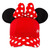 Disney Parks Minnie Mouse Bow Ears Snapback Baseball Cap - Youth