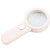 RAUGAJ Magnifiers,10X Magnifying Glass Handheld Led Lighting Magnifier Old Man Reading Appreciation Hd Lens for Seniors Low Vision Books Pages Magazines Newspapers Maps