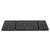 Foldable Keyboard, Keyboard Triple Fold Quiet Multiple Device Connection Portable for Tablet (Black)