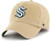 '47 Seattle Kraken Hat Mens Womens Clean Up Adjustable Cap, Khaki, One Size