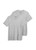 Jockey Men's Undershirt Tall Man Classic V-Neck - 2 Pack, Grey Heather, XL