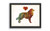 Great Pyrenees Framed Dog Breed Watercolor Art Print by Dan Morris