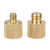 Female/Male 1/4"-20 to 3/8"-16 Tripod Thread Reducer, Adapter Brass New (one each/2pcs)