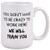 Funny Coffee Mug, You Dont Have To Be Crazy To Work Here We Will Train You Funny Coffee Mugs, Novelty Gift 15 Oz Coffee Tea Cup for Coworkers
