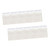 NUOBESTY 50 Pcs Transparent Note Transparent Memo Sticker Adhesive Memo Pad Memo Scratch Pads Message Stickers Clear Memo Sticker Sticky Memo Pad Transparent Pet Student Memorandum Notes