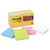 Super Sticky Notes, 3 x 3, Five Neon Colors, 12 90-Sheet Pads/pack