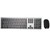 Wireless QWERTZ German Keyboard Mouse Combo, 110 Keys Keyboard & Mouse Set for Laptops Desktops