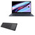 BoxWave Keyboard Compatible with ASUS Zenbook Pro 15 Flip OLED (UP6502) - MediaOne Keyboard with TouchPad, USB Fullsize Keyboard PC Wireless TrackPad - Jet Black