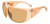 Steve Madden Women's Female Sunglasses Style Gino Rectangular, Matte Orange/Solid Orange, 67mm, 15mm