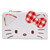 Loungefly Sanrio Hello Kitty Gingham Picnic Cosplay Red White Flap Wallet