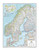 National Geographic: Scandinavia Wall Map - 22 x 28 inches - Paper Rolled