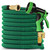 50 ft Expandable Garden Hose - Kink Free Water Hose 50ft with 10 Pattern Spray Nozzle, 3/4 Solid Brass Connectors, Retractable Latex Core - New Flexible Expanding Hose