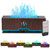 WENPHONE Upgraded 7 Color Essential Oil Diffusers, Flame Air Aroma Diffuser Humidifier, 200ml Ultrasonic Aromatherapy Diffuser Waterless Auto-Off Cool Mist Humidifier for Bedroom,Office (Dark Brown)