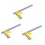 Angoily 3pcs Protractor Angle Ruler Stainless Steel Measuring Ruler Right Angle Ruler Angle Measuring Ruler Stainless Steel Angle Ruler Square Tool Angle Finder Measuring Tool Caliper Box
