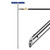 [Upgrade Design] Tree Watering Spike,Caulimo Deep Root Watering Tool Root Waterer Root Irrigator Tree Watering System Root Feed for Plants Trees Bushes Shrubs Made of Stainless Steel with Brass Valve