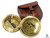 NauticalMart Solid Brass Compass W/Case A Journey of A Thousand Miles Must Begin with A Single Stop