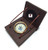 Medieval Epic Brass Compass Vintage Gift Swing Dial Maritime Nautical Paperweight Compass W/Box