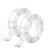 hAnduO Strong Double Sided Tape 2mm Thicken Transparent Reusable Waterproof Adhesive Tape Cleanable Traceless Nano Tape Double Sided Tape 1M/2M/3M Nano Tape (Color : 2 Rolls, Size : 5M_2MM_30MM)