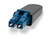 FiberCablesDirect - LC Loopback Singlemode Fiber Cable Testing Tool | Blue Fiber Optic 9/125um Loopback Tester Adapter Cable