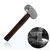 3LB Sledge Blacksmith Hammer Bladesmith Forge Hammer Handmade Knife Making Farrier Forge Tool for Knife Maker, Blacksmith Forging Tool (Flat Domed Face)