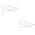 STOBOK 2pcs Multi Angle Measuring Ruler Universal Ruler Drafting Ruler Drawing Ruler Zooming Scale Rule Drawing Magnification Scale Ruler Drawing Tool