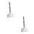 DOITOOL 2 Pcs Rotary Hammer Chisel Bit Tile Chisel Sand-blasted Finish Chisel High Strength Chisel Brick Chisel Demolition Hammer Chisel Sds-plus Chisel Hammer Drill Widen Drill Set