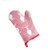 Oven Mitts Oven Gloves Thickened Silicone Oven Gloves Anti-Scald Heat-Resistant Heat-Insulating Baking Microwave Oven Baking,2Pcs Oven Mitt Cooking Mitts (Color : Rojo)