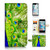 ( For iPhone 7 ) Flip Wallet Case Cover and Screen Protector Bundle A20081 Peacock Tail