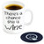 Theres A Chance This Is Wine Novelty Coffee or Tea Mug and Coaster - 11 oz Ceramic Mug Ships in a White Gift Box