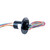 24V 22mm Electrical Slip Ring Wire 12 Circuits Conducting Capsule Slip Ring Solid Wire Test Equipment
