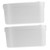 Hemoton 2 pcs first aid kit first aid cases medicine storage organizer medicine storage tin container with lid emergency medicine case first aid container travel pill pp handheld box