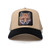 GOLD STAR HAT - Coyote Trucker hat Unisex Beige/Black Cap