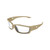 Edge Eyewear Blade Runner - Matte Sand Thin Temple Frame/Clear Vapor Shield Lenses