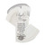 Dicksons On Angel's Wings White 6 inch Paper Tussled Bookmark with Coin Pack of 15
