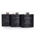 P Lab Set of 3 - Groomsmen Gift - Groomsman Gifts For Wedding, Wedding Favor Customized Flask Set w Optional Gift Box - Engraved 6oz Stainless Steel Flask Custom Personalized Flask Gift Set, Black #1