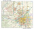 Denver, Colorado Wall Map, Large - 22.75" x 19.5" Laminated