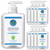 Hear Clear PQS Hand Sanitizer Gel 16 OZ - 70% Alcohol w/Hand Pump, Aloe & Mild Lemon Scent (8 Bottles)