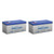 Power Sonic PS-1230 12V 3AH Battery for UPS Systems Emergency Lighting - 2 Pack