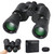 Yomuse 10X50 HD Binoculars for Adults and Kids, Large View Compact Binoculars with Clear Low Light Vision, Waterproof/Professional Binoculars for Bird Watching/Outdoor Hunting/Travel