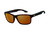 O'Neill Anso Polarized Rectangular Sunglasses, Matte Tort, 57 mm