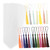 TEHAUX 4 Sets Blank Bookmark Bookmarks DIY Blank Page Marker Book Marker with Tassel Tassels Pendant Bookmark Book Label Tassels Page Marker Office Supplies Fine Student Acrylic Gift