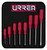 Urrea 9600DR Red Handled Screwdriver Set with Cabinet Tip, 8-Piece