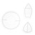 EXCEART 1 Set Patchwork Ruler Stitching Ruler Sewing Ruler Patchwork Template DIY Sewing Supplies Sewing Template Patchwork DIY Ruler Storage Basket Template Hollow Out Acrylic Tool