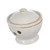 TIDTALEO 1pc Stew Pot Ceramic Stew Bowl Instant Noodle Pot Soup Pot with Lid Steam Soup Bowl Salad Bowl Braiser Stew Cup Sauce Pan with Lid Kitchen Supply Ceramics White Clay Pot Household