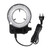 Microscope Accessories Kit Adjustable LED Ring Light for Monocular Binocular Trinocular Microscope Illuminator Lamp Microscope Slides (Color : Black)