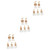 Hemoton 15 Pcs Air Outlet Clip Perfume Bottle Terrarium Decorations Glass Diffuser Automatic air freshener Aroma Essential Oil Bottle Car Hanging Vent Clip Aroma Car Bottle