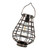 Mikikit 1pc Solar Light Outdoor Solar Pendant Light Flickering Lantern Metal Decorative Lantern Metal Hanging Lantern Hanging Solar Lantern Outdoor Light Wrought Iron Garden Light Flashing